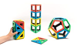 Material manipulativo Polydron magnético para trabajar la geometría