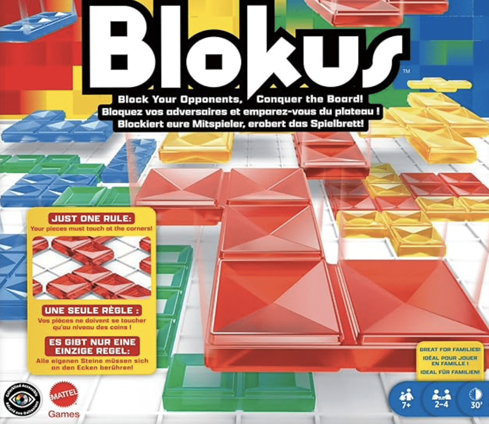 Juego de mesa Blokus juego matemático
