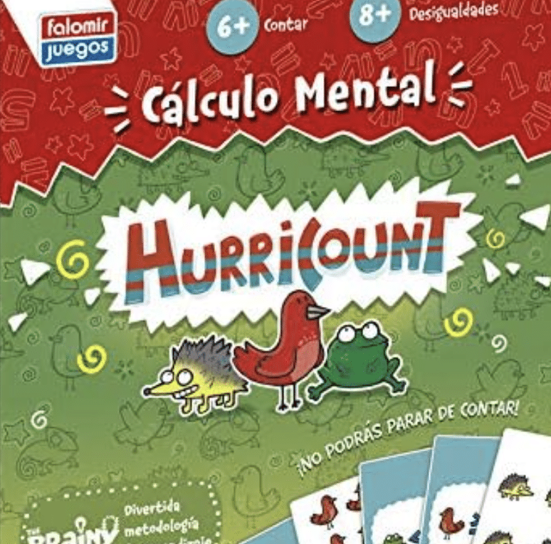 Juego de cartas Hurricount cálculo mental falomir