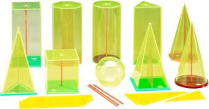 Cuerpos geométricos, secciones y ejes