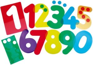 Plantillas de números para educación infantil